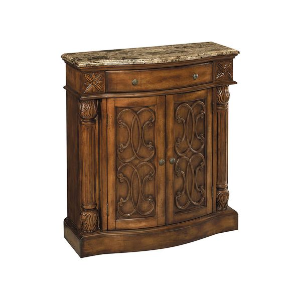 William Aged Pecan and Brown Cabinet, image 1