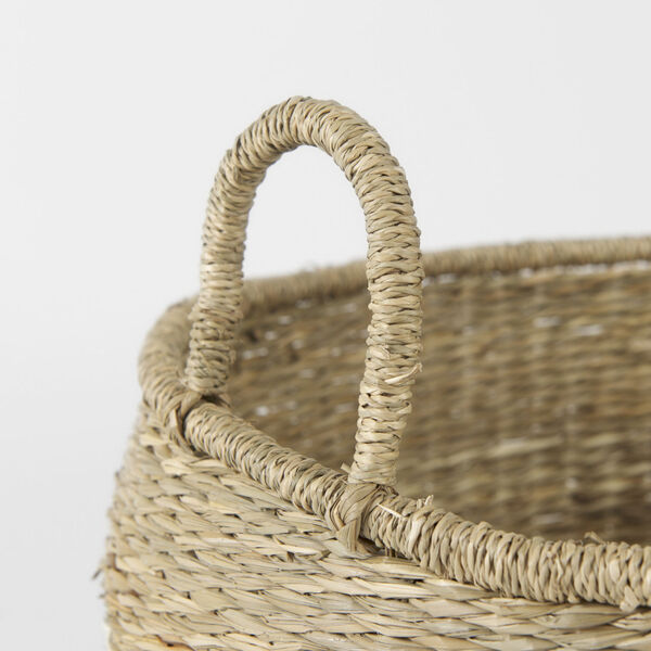 Bradley Light Brown Basket with Handle, Set of 2, image 4