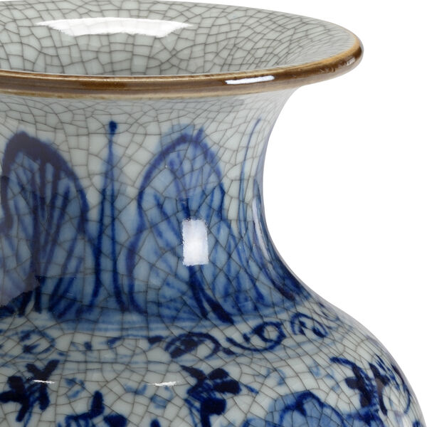 Blue and White Drayton Vase, image 2