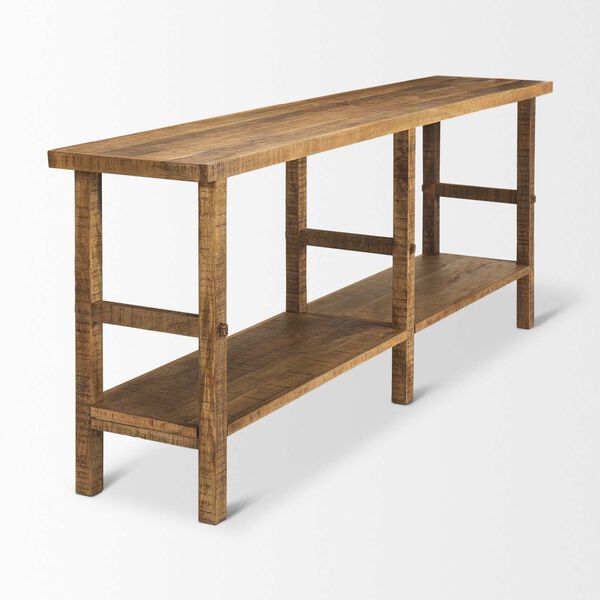 Rosie  Brown Wood Console Table, image 4