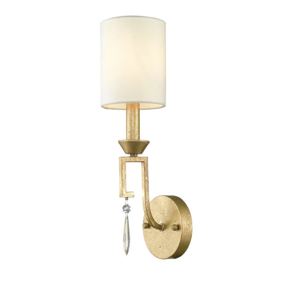 Lemuria Distressed Gold One-Light Wall Sconce, image 1