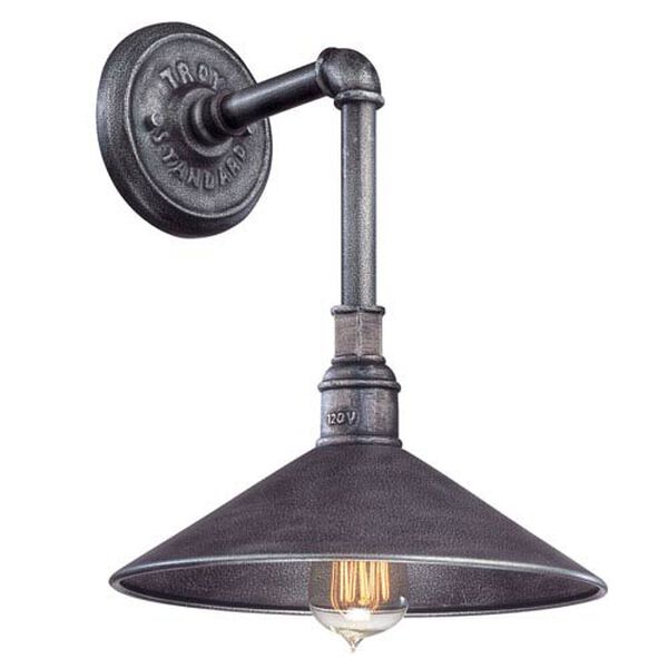 Durham Aged Pewter 15-Inch One-Light Outdoor Wall Mount, image 1