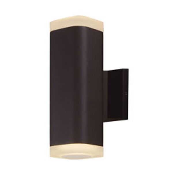 Lightray Architectural Bronze LED Two-Light 10-Inch Outdoor Wall Mount, image 1