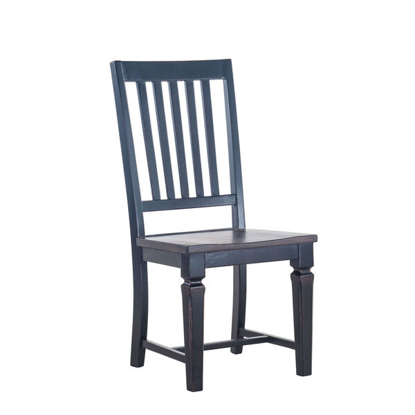 Aureille Dark Walnut And Black Rub Dining Chair, Set Of 2, image 2