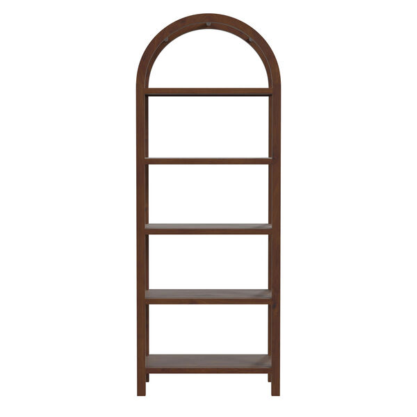 Aila Brown Arched Five Tier Etagere, image 3