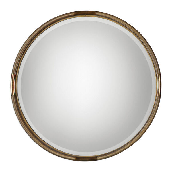 Finnick Iron Coil Round Mirror, image 2