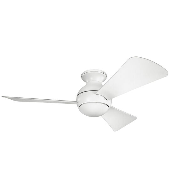 Sola Matte White 44-Inch Wet Location LED Ceiling Fan, image 3