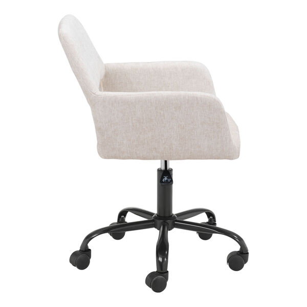 Athair Beige and Black Office Chair, image 3
