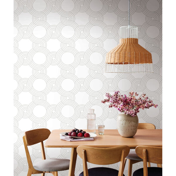 Geometric Resource Library Grey the Twist Wallpaper, image 4