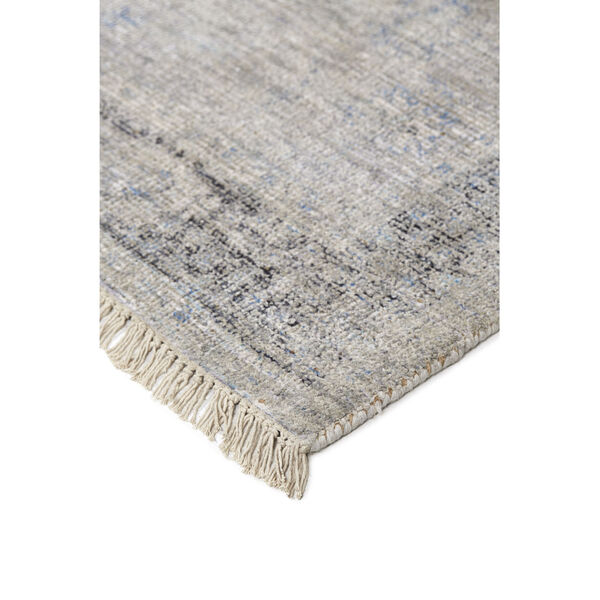 Caldwell Vintage Space Dyed Wool Gray Blue Rectangular: 3 Ft. 6 In. x 5 Ft. 6 In. Area Rug, image 3