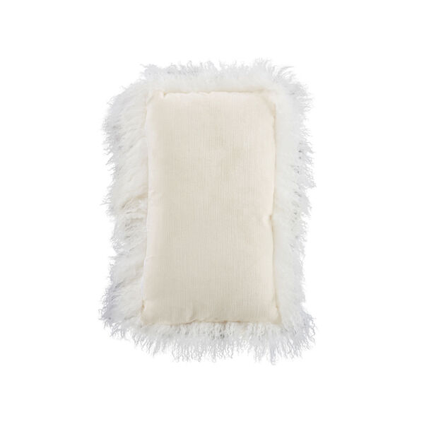 White 20 x 12-Inch Lux Down Kidney Pillow, image 2