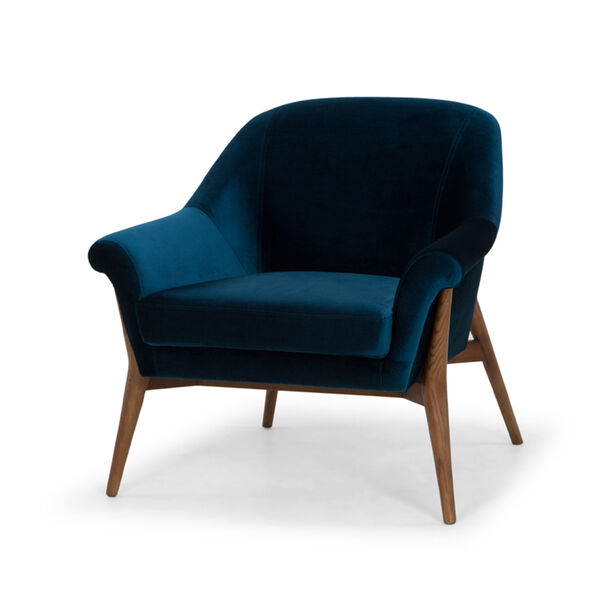 Charlize Matte Midnight Blue Chair, image 1