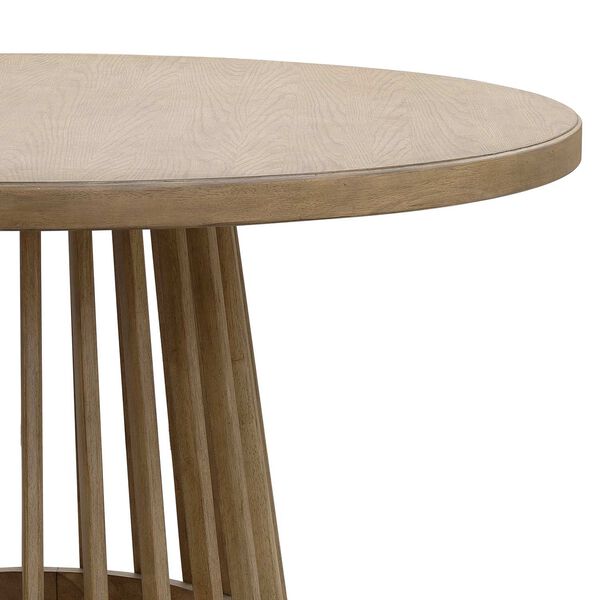 Catalina Distressed Wood Round Dining Table, image 4