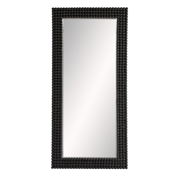 Paxton Black Stained Floor Mirror, image 1