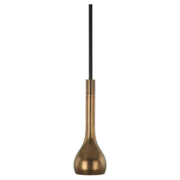 Axis Aged Brass One-Light Mini Pendant, image 1