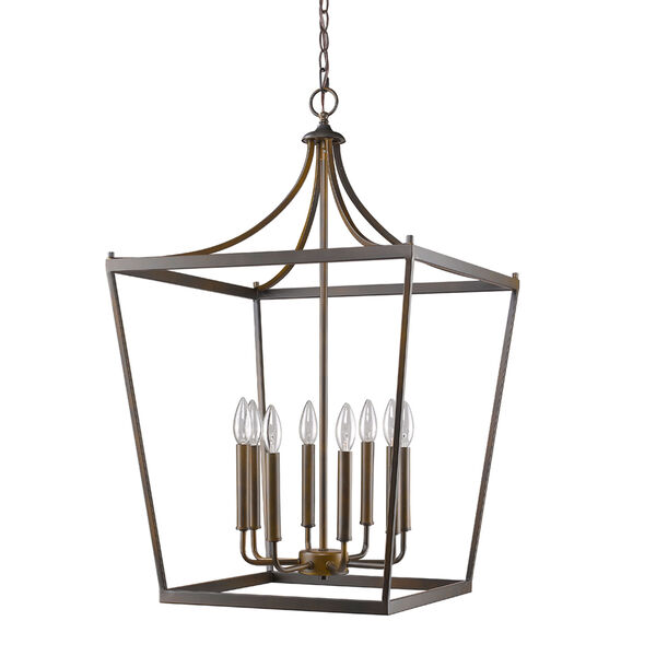 Kennedy Oil Rubbed Bronze Eight-Light Chandelier, image 1