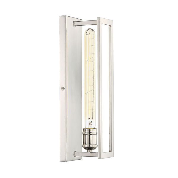Clifton Polished Nickel One-Light Wall Sconce, image 5