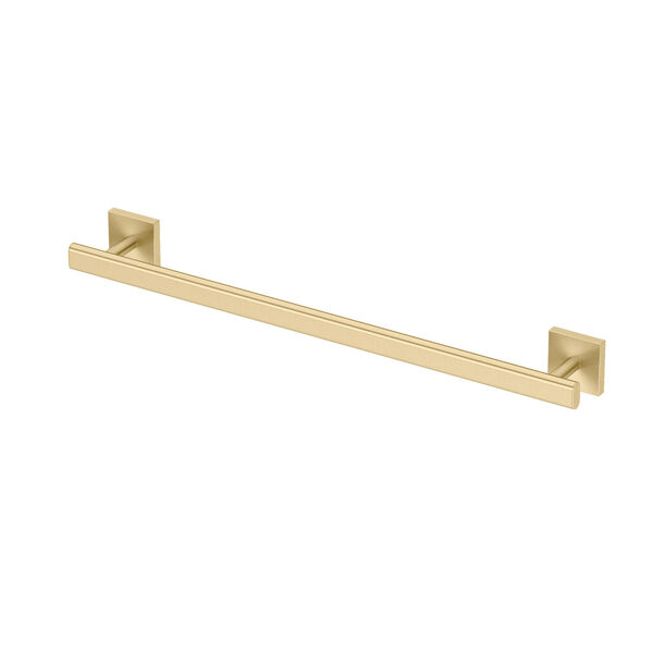 Elevate 18 Inch Towel Bar in Brushed Brass, image 1