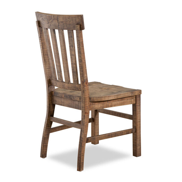 Willoughby Dining Side Chair Wood Seat and Wood Slat Back in Weathered Barley, image 4