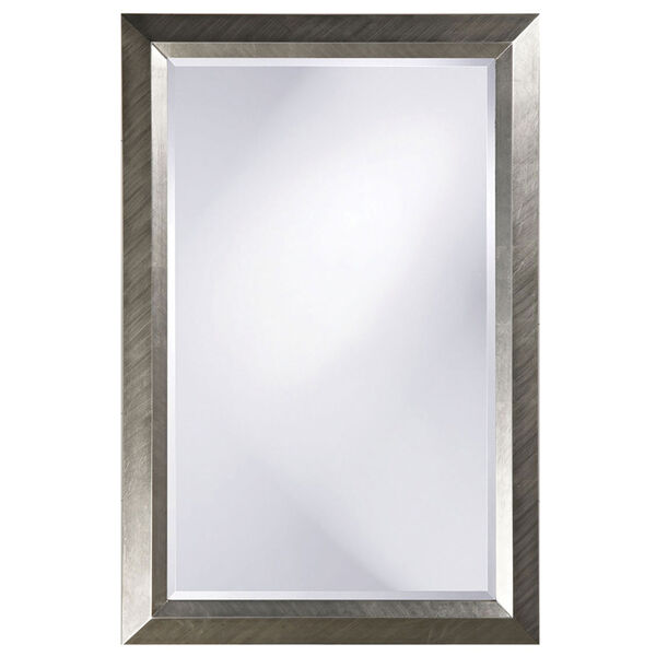 Avery Silver 2-Inch Large Rectangle Mirror, image 1