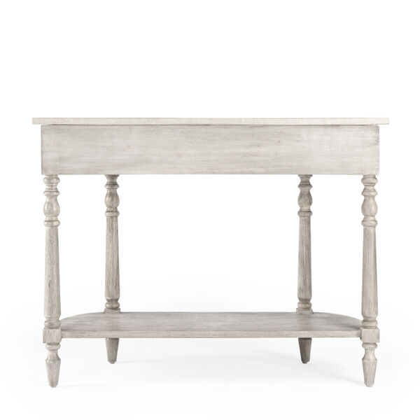 Danielle Gray Marble Console Table, image 6