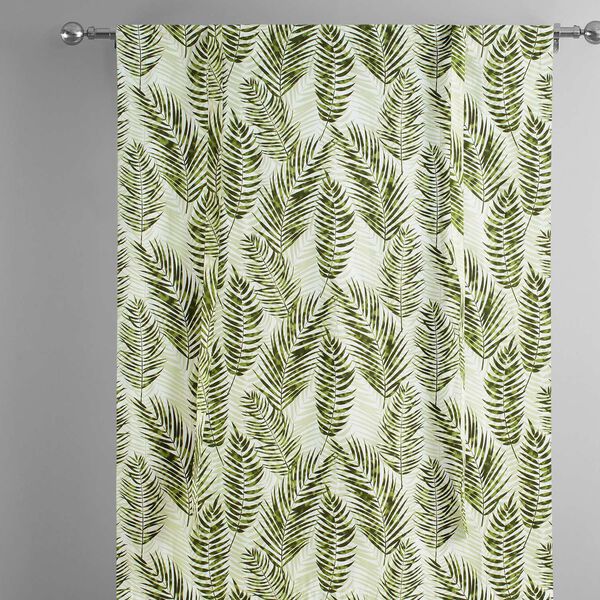 Kupala Eternal Green Printed Cotton Tie-Up Window Shade Single Panel, image 6