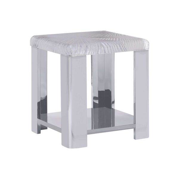 Aura Stainless Steel Side Table, image 4
