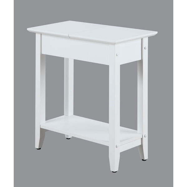 American Heritage White End Table, image 4