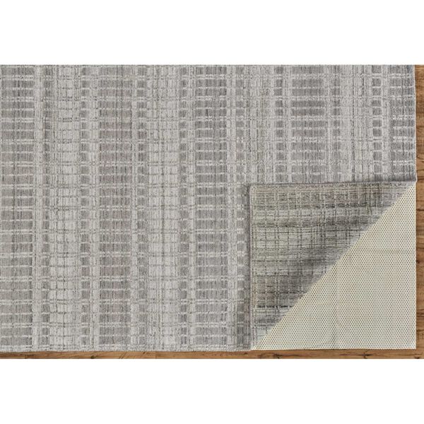 Odell Gray Silver Ivory Rectangular 3 Ft. 6 In. x 5 Ft. 6 In. Area Rug, image 3
