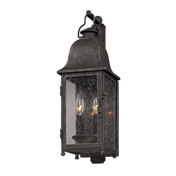 Aged Pewter Larchmont Two-Light Wall Mount, image 1