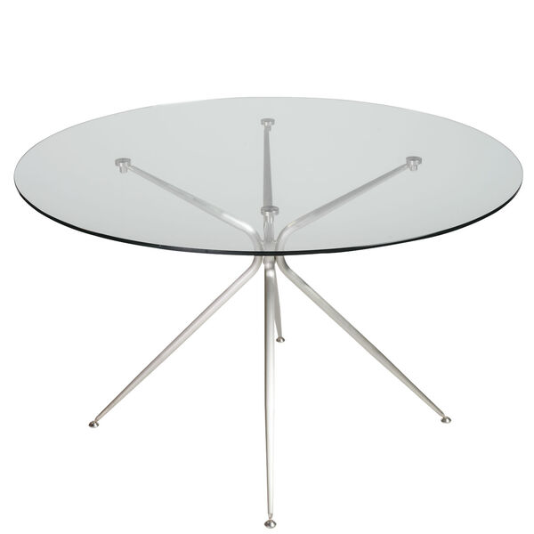 Atos Clear Round Dining Table, image 3