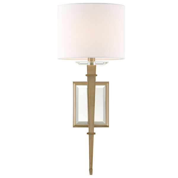 Clifton One-Light Aged Brass Wall Sconce, image 1
