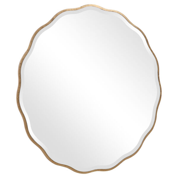 Aneta Aged Gold  Round Mirror, image 4