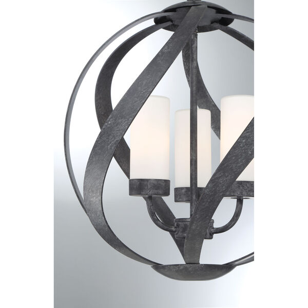 Blacksmith Old Black Finish Three-Light Pendant, image 5