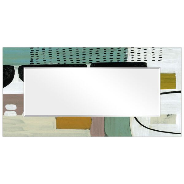Introductions Multicolor 72 x 36-Inch Rectangular Beveled Floor Mirror, image 3