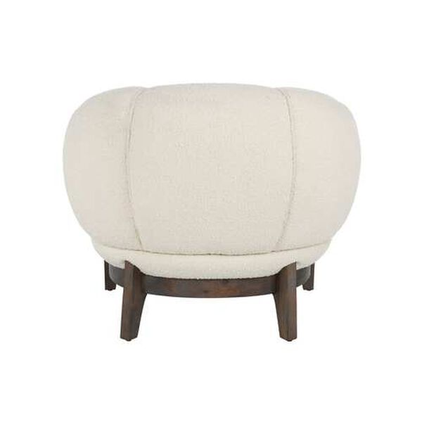 Torrey Ivory and Brown Accent Chair, image 4