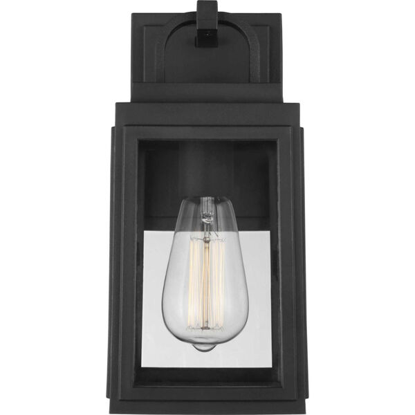 Grandbury Textured Black Six-Inch One-Light Outdoor Wall Sconce with Clear Shade, image 2
