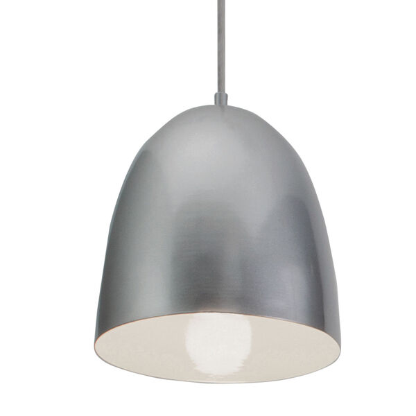 Brooklyn Silver 10-Inch One-Light Pendant, image 1