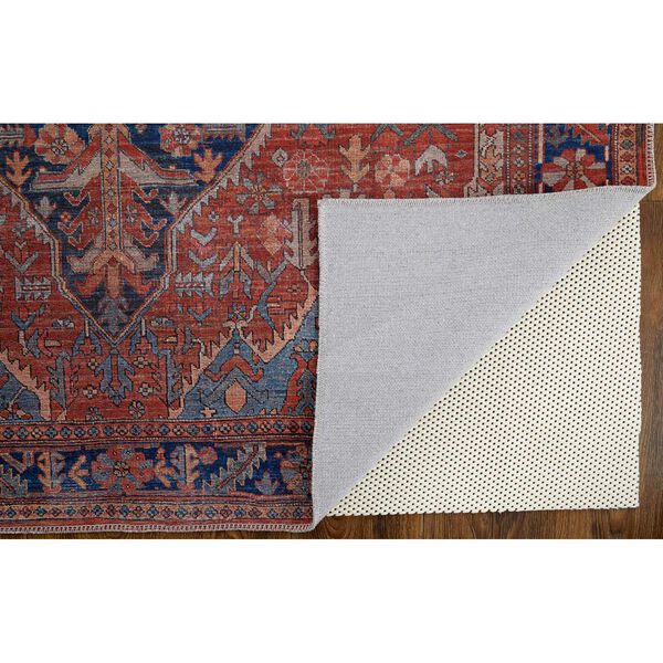 Rawlins Red Tan Blue Area Rug, image 6