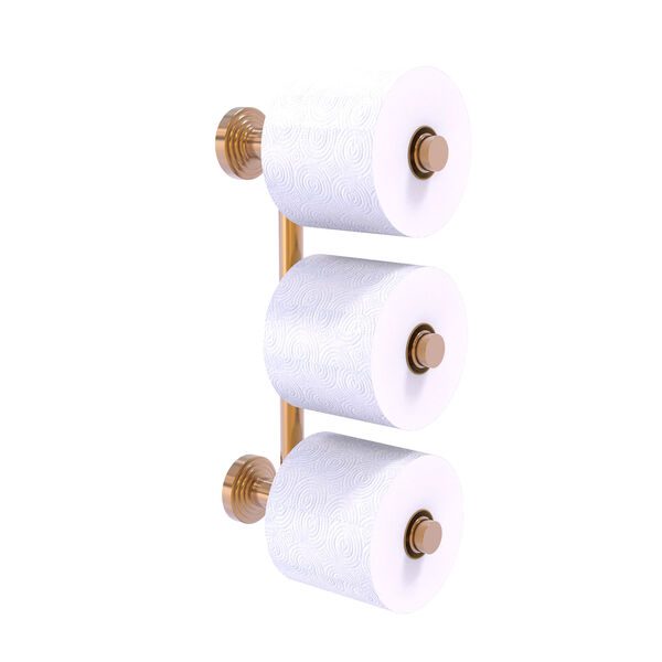 Waverly Place Brushed Bronze Three Roll Toilet Paper Holder, image 1