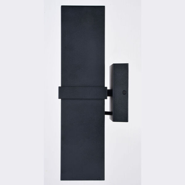Lavage Textured Black Outdoor Wall Lamp, image 6
