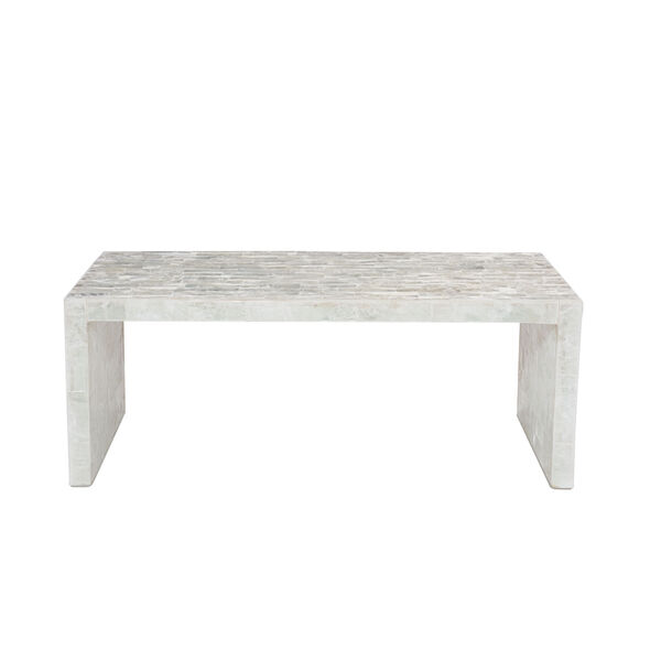 Levine White 48-Inch Cocktail Table, image 1