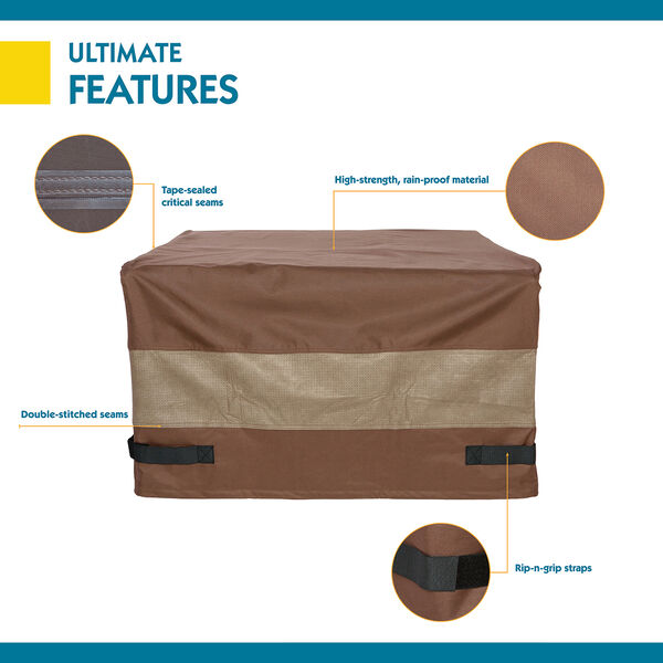 Ultimate Mocha Cappuccino 56 In. Rectangular Fire Pit Cover, image 4