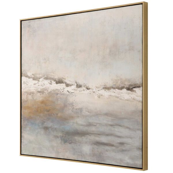 Storm Clouds Abstract Hand Painted Gold Frame Wall Art, image 5