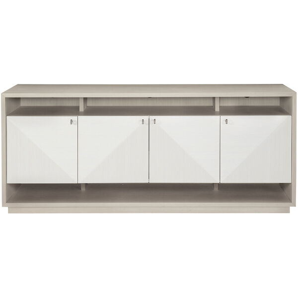Axiom Linear Gray and Linear White 72-Inch Entertainment Console, image 1