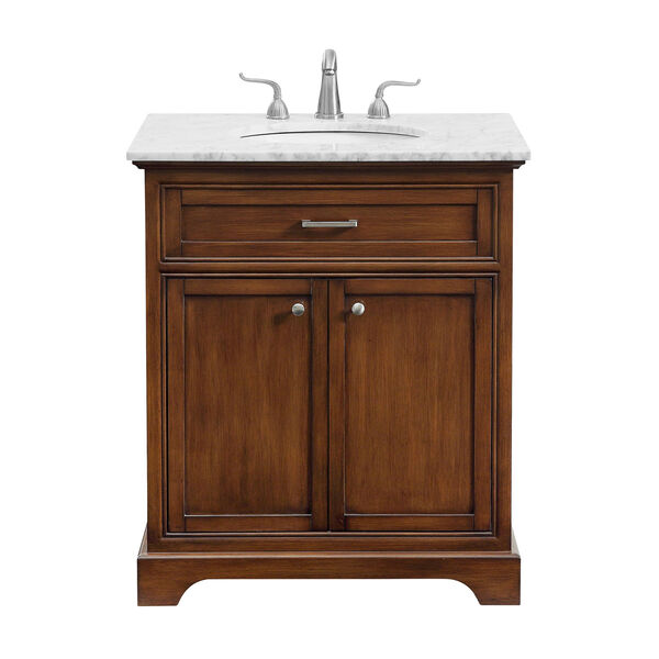 Americana Teak 30-Inch Vanity Sink Set, image 1