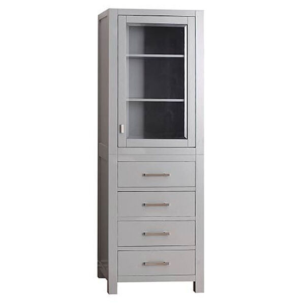 Modero Chilled Gray 24-Inch Linen Tower, image 1