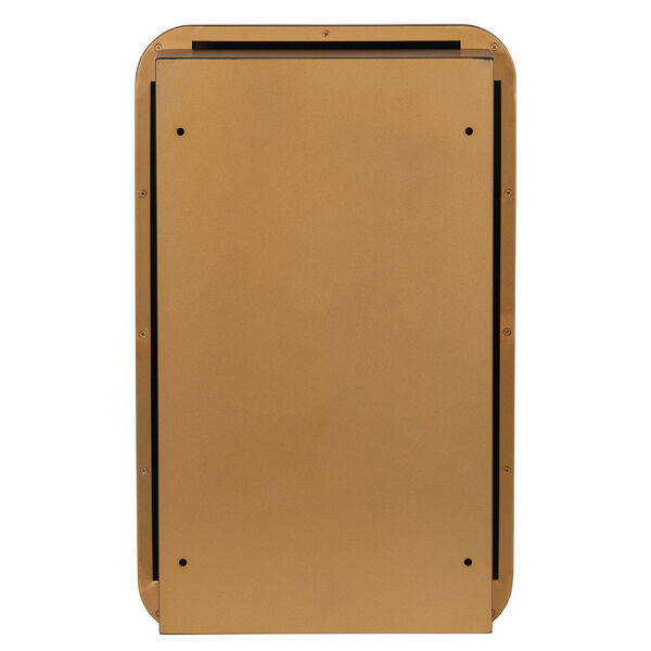 Hadley Gold Surface Medicine Cabinet with Adjustable Shelves, image 5