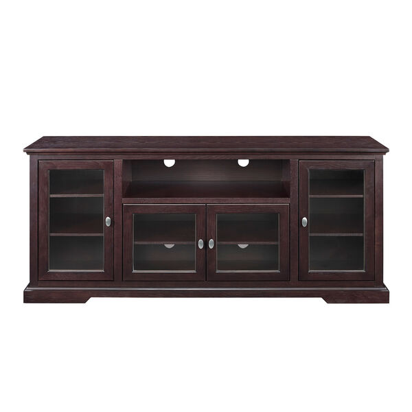 70-inch Highboy Style Wood TV Stand - Espresso, image 3