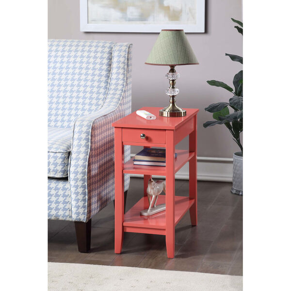 American Heritage Coral End Table With Drawer, image 3